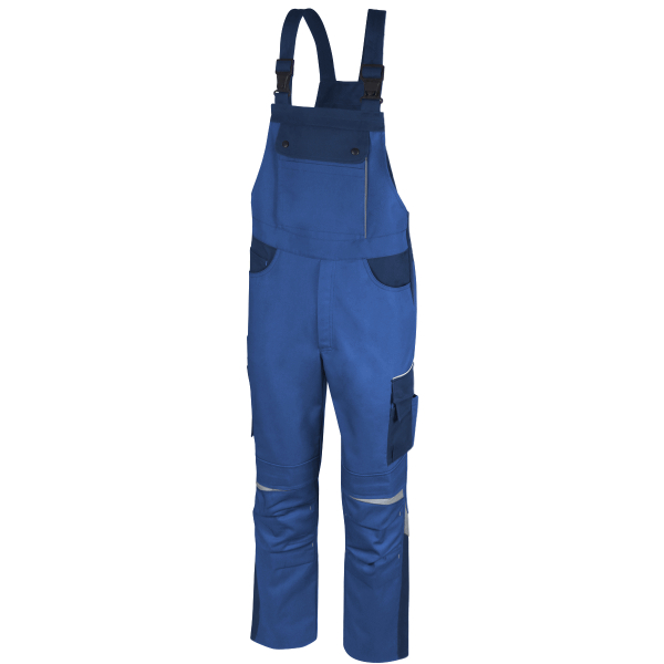 Teamdress-Latzhose Elements, kornblau/marine/hellgrau