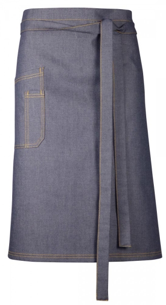 Teamdress-Service, Vorbinder, Denim, jeansblau