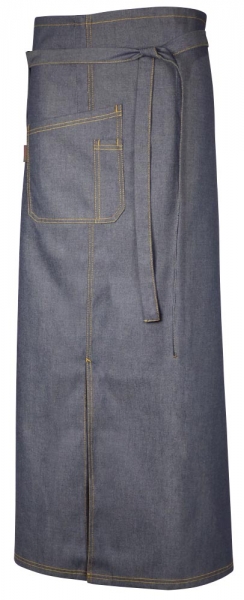 Teamdress-Service, Bistroschürze, Denim, jeansblau