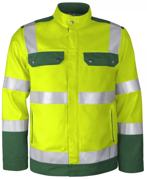 Teamdress-PSA, Warnschutz-Bundjacke, Kl. 2, warngelb/grün