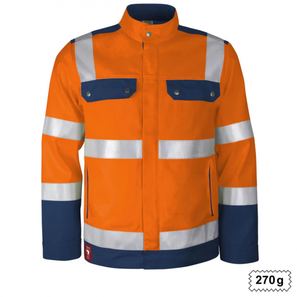 Bundjacke Warnschutz warnorange/marine