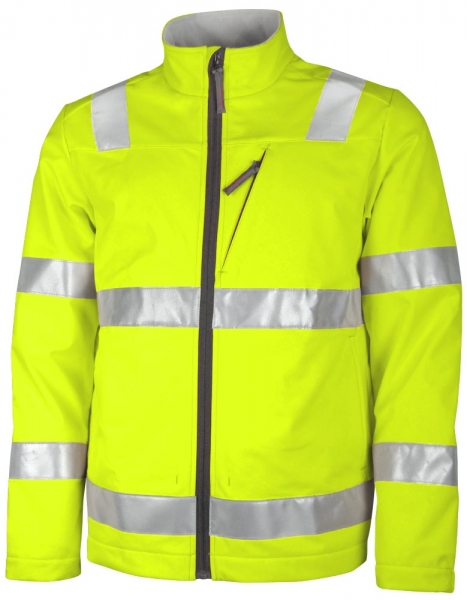 Teamdress-PSA, Warnschutz-Softshelljacke, Kl. 2, warngelb