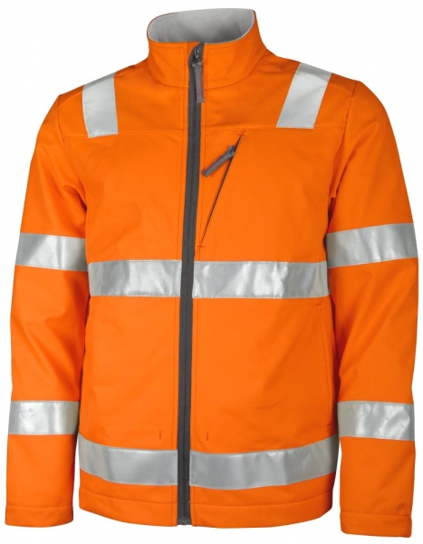 Teamdress-PSA, Warnschutz-Softshelljacke, Kl. 2, warnorange