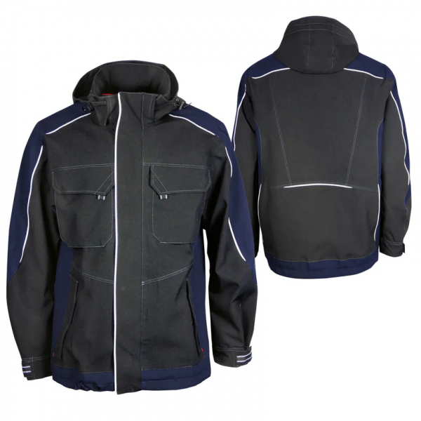 Wetterjacke schwarz/marine