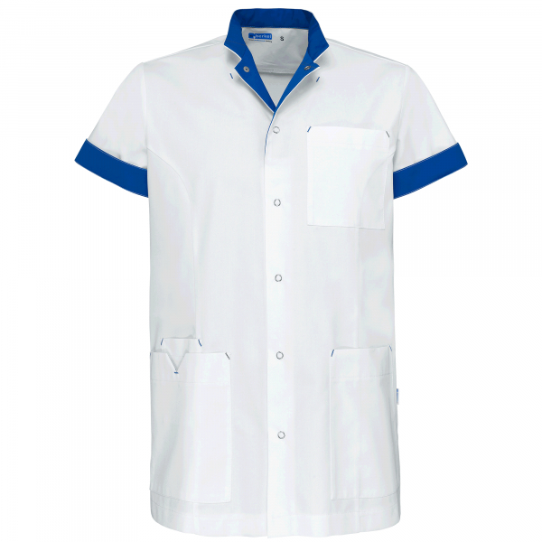 Teamdress-Jaimy-Unisex-Kasack, weiß/blau