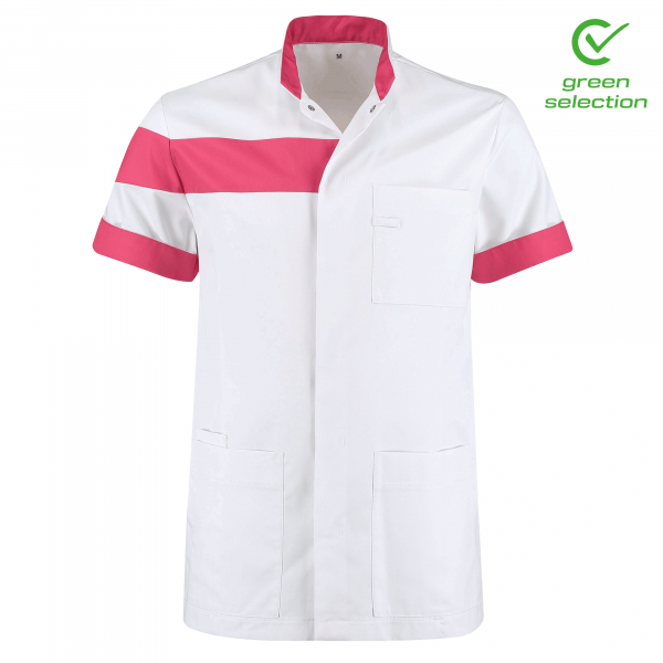 Teamdress-Juul-Unisex-Kasack, weiß/pink