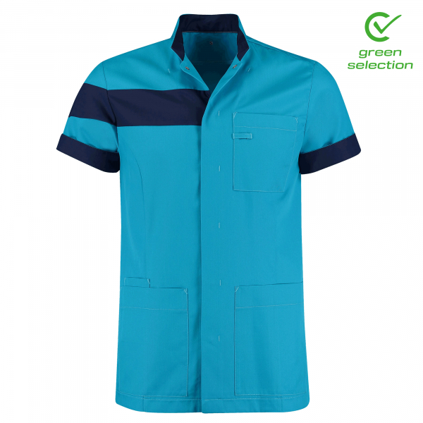 Teamdress-Juul-Unisex-Kasack, türkis/marine