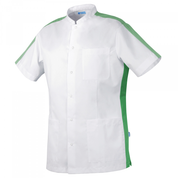 Teamdress-Kent-Unisex-Kasack, weiß/grün