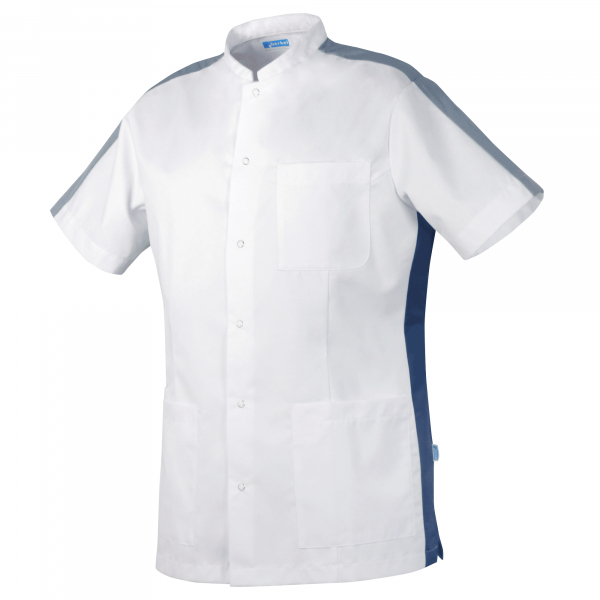 Teamdress-Kent-Unisex-Kasack, weiß/marine