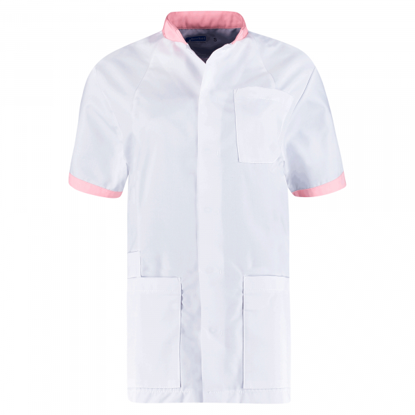 Teamdress-Floris-Unisex-Kasack, weiß/rosa