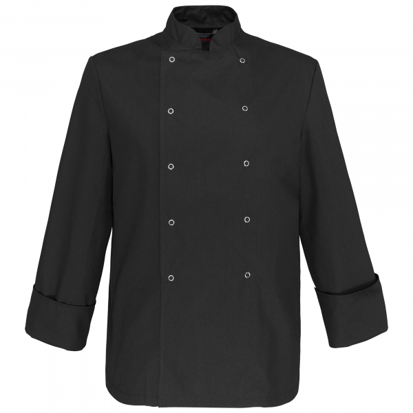 Teamdress-Hilton-Herren-Kochjacke, schwarz