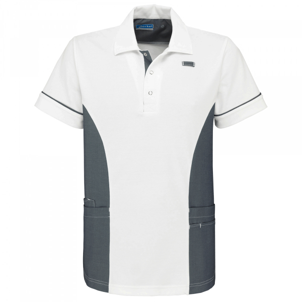 Teamdress-Taco-Unisex-Polokasack, weiß/denim