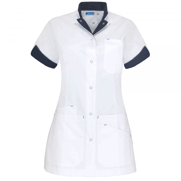 Teamdress-Livia-Damenkasack, weiß/marine