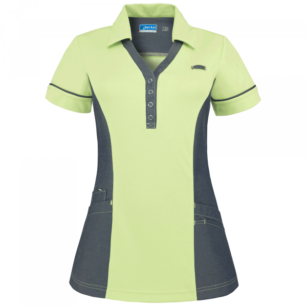 Teamdress-Trix-Damen-Polokasack, hellgrün/denim