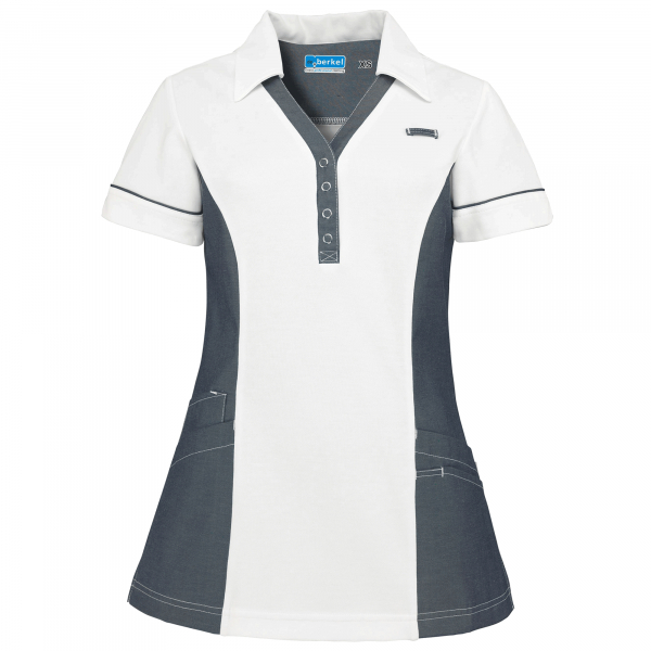 Teamdress-Trix-Damen-Polokasack, weiß/denim