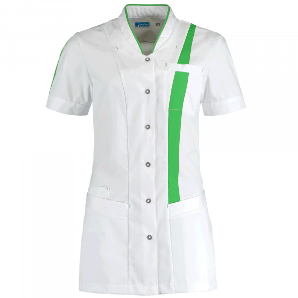 Teamdress-Lara-Damenkasack, weiß/grün