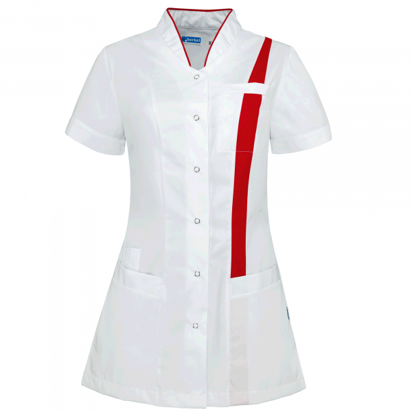 Teamdress-Lara-Damenkasack, weiß/rot