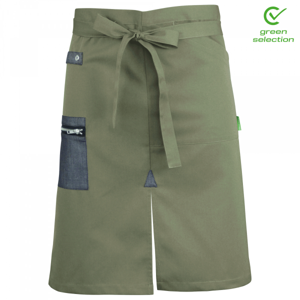 Teamdress-Vorbinder, oliv/schwarz Denim