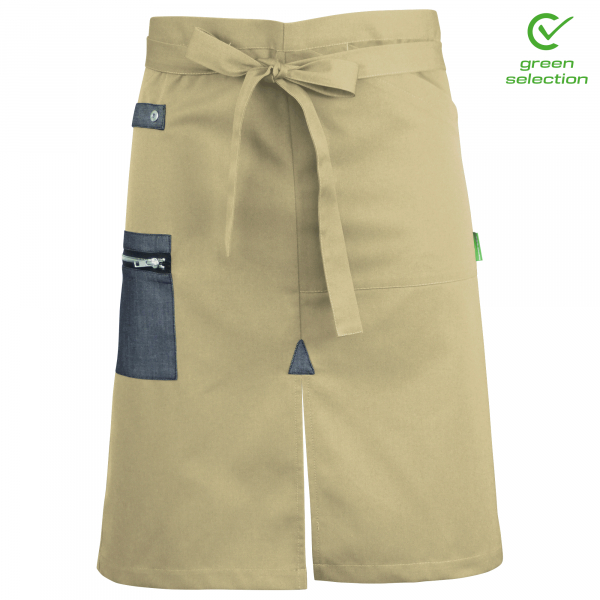 Teamdress-Vorbinder, khaki/schwarz Denim