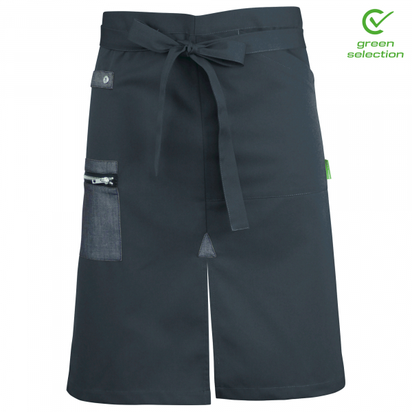 Teamdress-Vorbinder, schwarz Denim