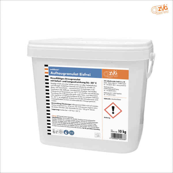 ZVG-zetClean-Reinigung-Desinfektion, EIS-FREI - Auftau-Granulat, VE: 25-kg-Eimer