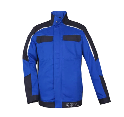 HB-Blouson, Strlichtbogenschutz 4kA, ArcSelect, 1-lagig, zweifarbig, Stehkragen, verdeckte Druckknpfe, royalblau/navy