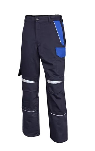 HB-Bundhose, Strlichtbogenschutz 4kA, ArcSelect, 1-lagig, zweifarbig, Stehkragen, verdeckte Druckknpfe, navy/royalblau