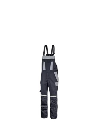 HB-Latzhose, Strlichtbogenschutz 4kA, ArcSelect, 1-lagig, zweifarbig, Stehkragen, verdeckte Druckknpfe, anthrazitgrau/mittelgrau