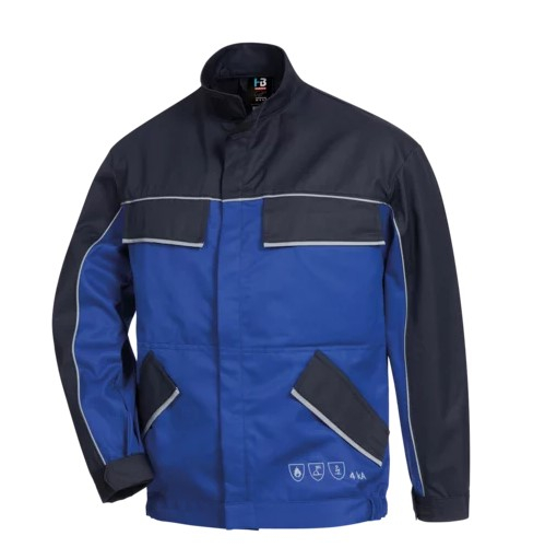 HB-Strlichtbogenschutz-Arbeitsblouson, 260 g/m, royal/navy