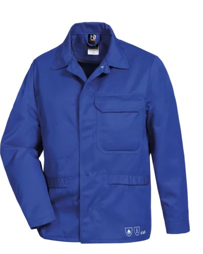 HB-Strlichtbogenschutz-Arbeits-Berufs-Jacke, Blouson, 260 g/m, royal