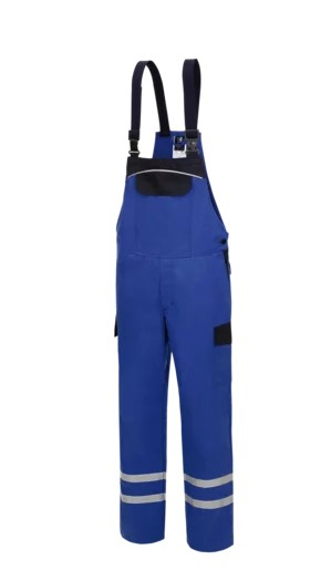 HB-Strlichtbogenschutz-Latzhose 7kA/4kA, royalblau/navy