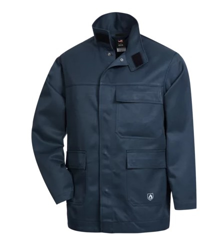 HB-Flammen-/Schweierschutz-Blouson, 390 g/m, dunkelblau