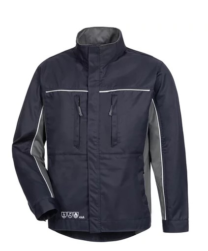 HB-Strlichtbogenschutz-Arbeitsblouson, 1-lagig, navy/dunkelgrau