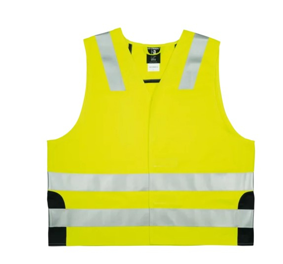 HB-Warnweste FR, HI-VISION, Klasse 2, warngelb/navy