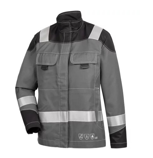 HB- Damenblouson 4KA, Reflex, Strlichtbogen Kl.2, dunkelgrau/schwarz
