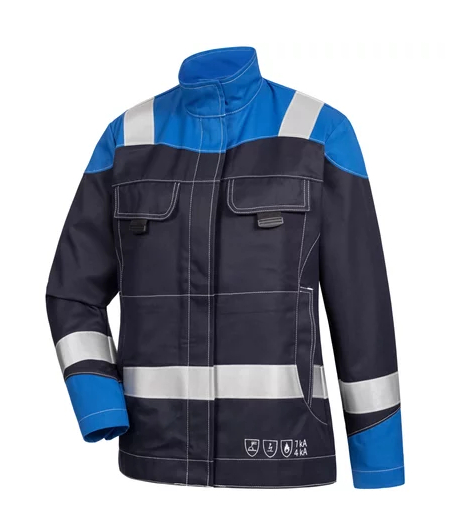 HB- Damenblouson 7kA/4KA, Reflex, Strlichtbogen Kl.2, navy/ royalblau