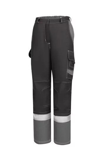 HB-Damen-Strlichtbogenschutz-Bundhose Kl.1, 4KA, 275 g/m, schwarz/dunkelgrau