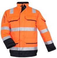 HB-Strlichtbogenschutz-Warn-Schutz-Jacke, 320 g/m, warnorange/schwarzblau