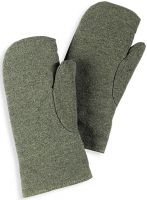 HB-Flammen-/Schweißerschutz-Faust-Arbeits-Handschuhe, für Kontakthitze, 400 mm lang, grün