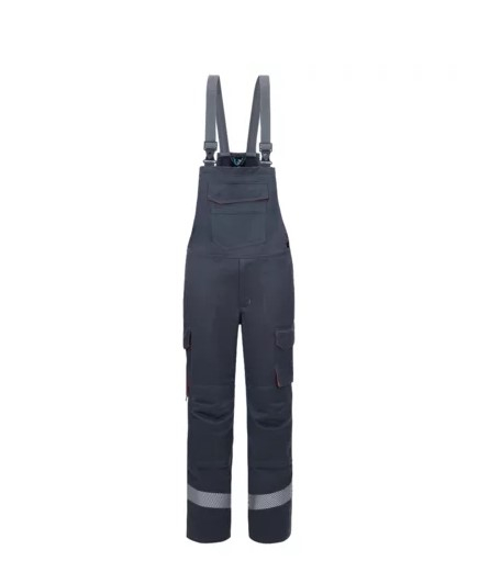 HB-Flssigmetallschutz- Latzhose, Al+Fe, 430 g/m, anthrazitgrau/ reinorange