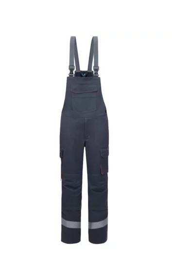 HB-Flssigmetallschutz- Latzhose, Al+Fe, 340 g/m, anthrazitgrau/ reinorange