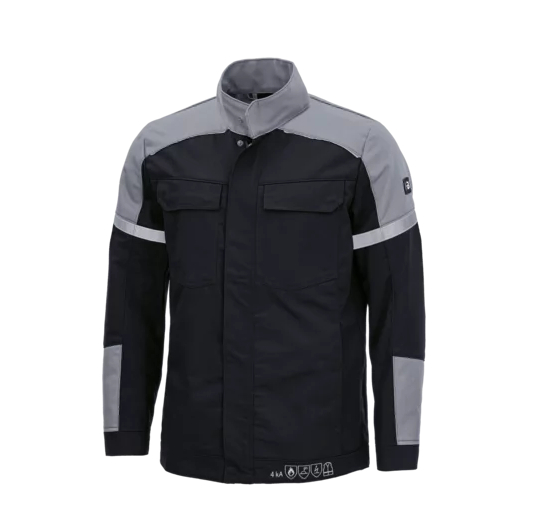 HB-Strlichtbogenschutz-Blouson 4kA, Kl.1, HB-Flamesoft, anthrazitgrau/mittelgrau