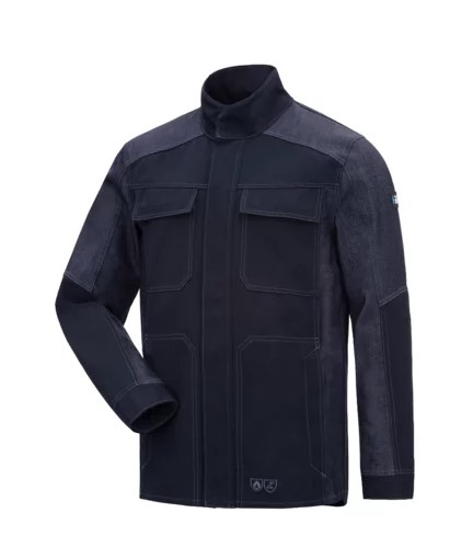 HB- Schweierschutz- Jacke Kl. 2, ComFlex, denim stretch, dunkel denim/ darknavy