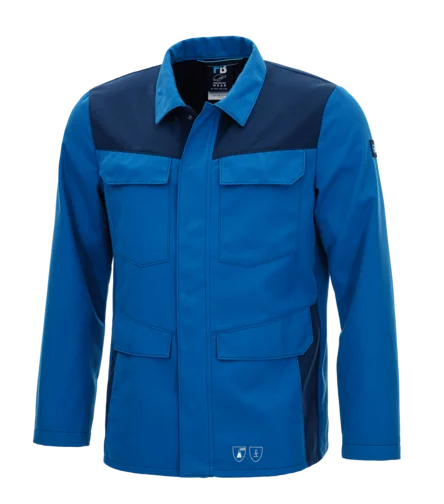 HB-Chemcomfort-antistatik-Jacke, 2-farbig, royalblau/dunkelblau