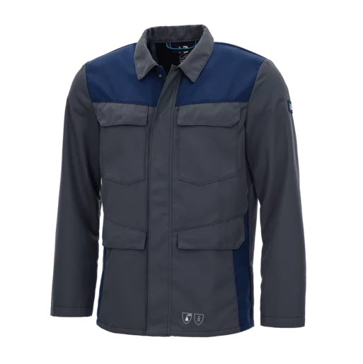 HB-Chemcomfort-antistatik-Jacke, 2-farbig, anthrazitgrau/dunkelblau