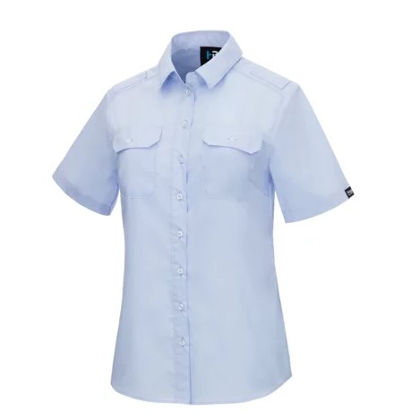 HB- Bluse, Flammgard KLASSIK, pastellblau