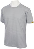 HB-ESD-Produktschutz-Herren-T-Shirt, kurzarm, 160 g/m, silbergrau