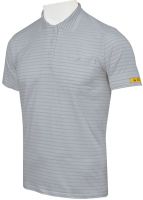HB-ESD-Produktschutz-Damen-Poloshirt, kurzarm, 160 g/m, silbergrau