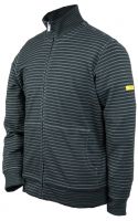 HB-ESD-Produktschutz-Sweatjacke, Arbeits-Berufs-Jacke, 300 g/m, schwarz