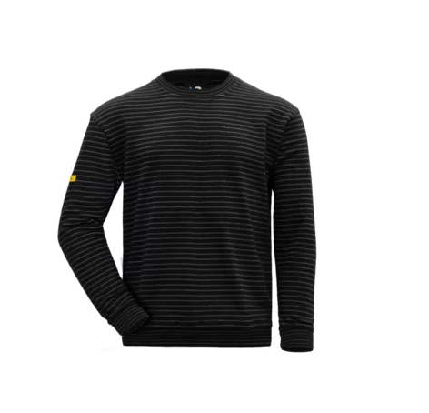 HB-ESD-Produktschutz-Sweatshirt, 300 g/m, schwarz